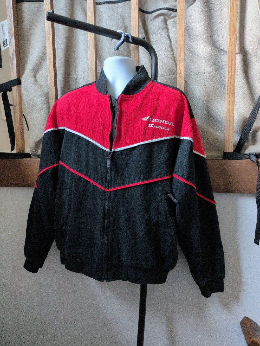 ✨ Vintage Honda Racing Rider Collection Jacket Size XL - Picture 12 of 12